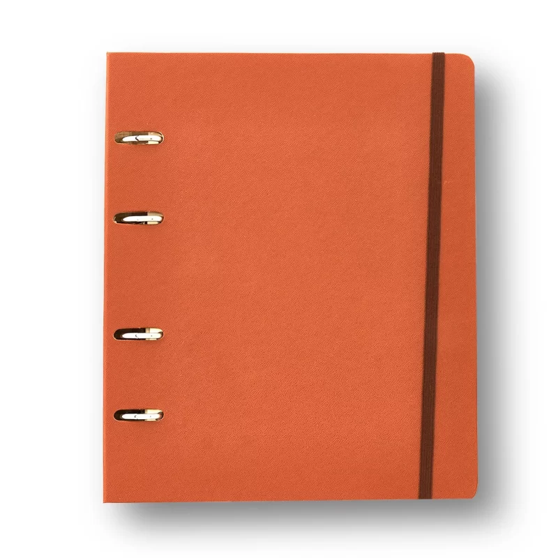 Caderno Criativo Argolado Clássica Pautado 17x24 Caramelo